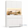 Tủ Trang Trí Khung Trắng Cánh Xanh Cho Phòng Khách ZM-94013 - ảnh chi tiết 1