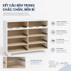 Tủ Trang Trí Mặt Ngăn Kéo Lượn Sóng Màu Xanh Phối Trắng ZM-94023 - ảnh chi tiết 5