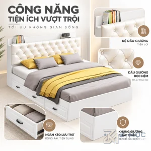 3 ngăn kéo tăng không gian lưu trữ