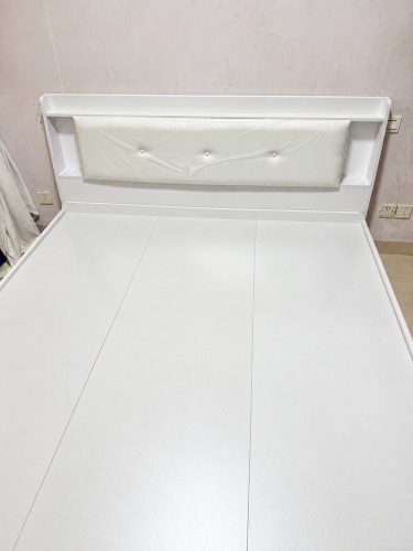 Giường Ngủ Có Kệ Đầu Giường Bọc Nệm Hiện Đại ZM-11046 photo review