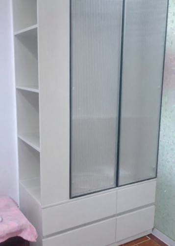 Tủ Quần Áo Cánh Kính Nhỏ Gọn Có Kệ Mở ZM-10050 photo review