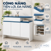 Ba cánh tủ tăng không gian lưu trữ