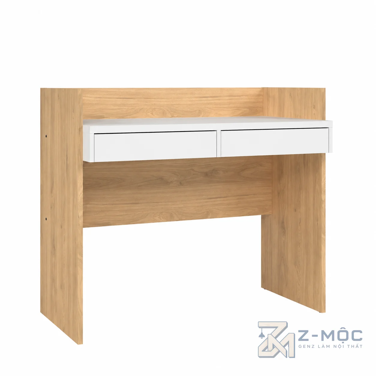 Bàn Học 2 Ngăn Kéo Màu Trắng Xanh Hiện Đại ZM-70086 - ảnh chi tiết 1
