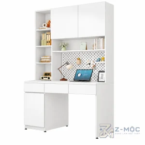 Bàn Học Liền Giá Sách Nhiều Ngăn Hiện Đại ZM-70065 - ảnh chi tiết 1