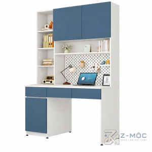 Bàn Học Liền Giá Sách Nhiều Ngăn Hiện Đại ZM-70065 - ảnh chi tiết 2