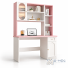 Bàn Học Liền Kệ Sách Màu Trắng Phối Xanh ZM-70071 - ảnh chi tiết 1