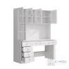 Bàn Học Liền Tủ Kính Vòm Màu Trắng ZM-70080 - ảnh chi tiết 5