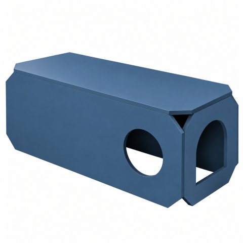 Bàn Trà Dáng Hộp Đơn Giản, Gọn Gàng ZM-91002 - 1000x400x400mm - ZM-91002.1