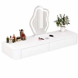 Bàn Trang Điểm Trắng Treo Tường Gọn Gàng ZM-12010