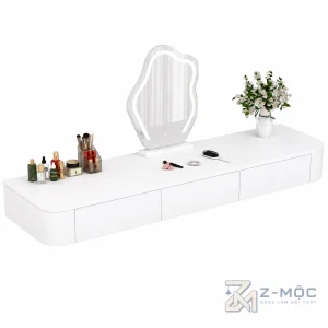 Bàn Trang Điểm Trắng Treo Tường Gọn Gàng ZM-12010 - 1600x400x180mm - ZM-12010.2