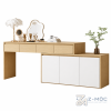 Bàn Trang Điểm Xanh Trắng Có Tủ Lưu Trữ ZM-12006 - ảnh chi tiết 2