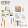 Chất liệu gỗ MDF phủ Melamine