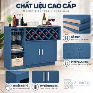 Chất liệu gỗ MDF phủ melamine