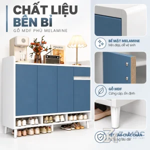 Chất liệu gỗ MDF phủ Melamine
