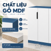 Chất liệu gỗ MDF phủ Melamine