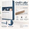 Chất liệu gỗ MDF phủ Melamine