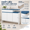 Chất liệu gỗ MDF phủ Melamine
