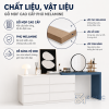 Chất liệu gỗ MDF phủ Melamine