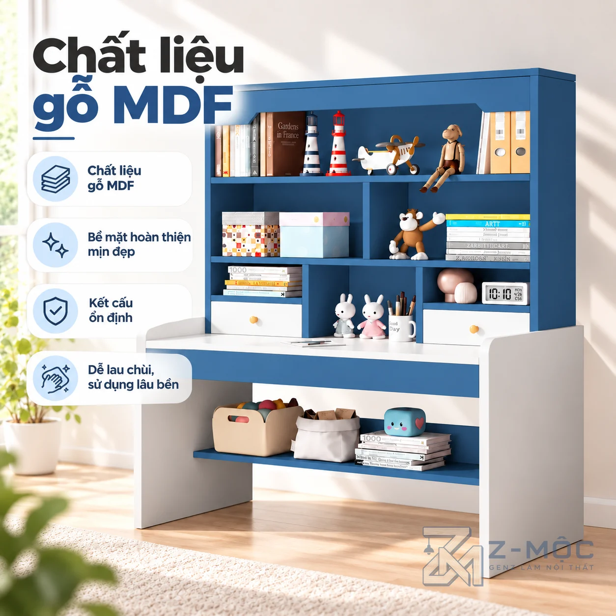 Chất Liệu Gỗ MDF Phủ Melamine