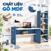 Chất liệu gỗ MDF phủ Melamine