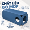 Chất liệu gỗ MDF phủ melamine