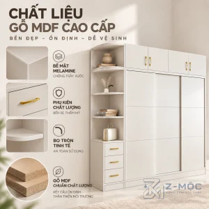 Chất liệu gỗ phủ Melamine