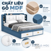 Chất liệu gỗ phủ Melamine bền đẹp