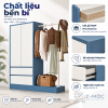 Chất liệu gỗ phủ Melamine dễ vệ sinh