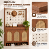Chất liệu MDF phủ melamine dễ sử dụng