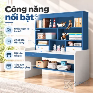 Công Năng Lưu Trữ Phù Hợp Nhu Cầu Học Tập