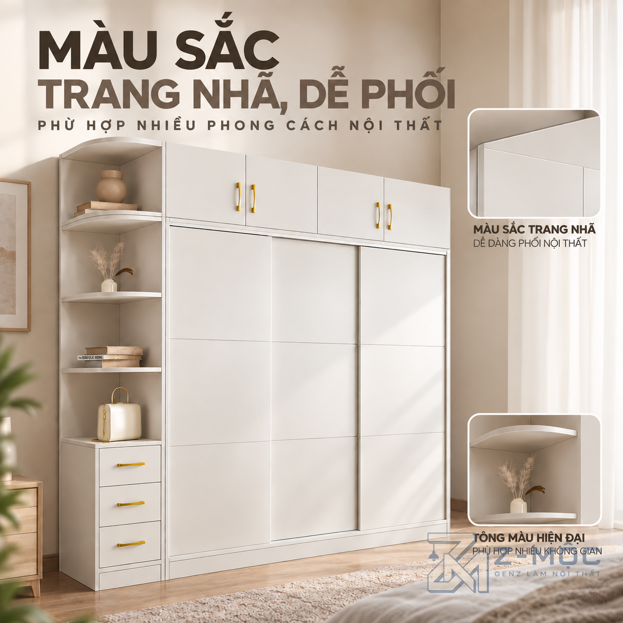 Cửa lùa tiết kiệm diện tích