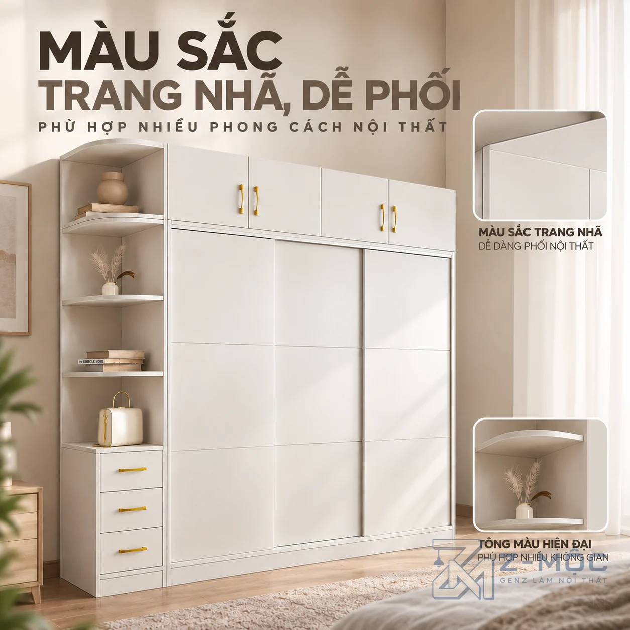 Cửa lùa tiết kiệm diện tích