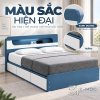 Đầu giường tích hợp kệ để đồ