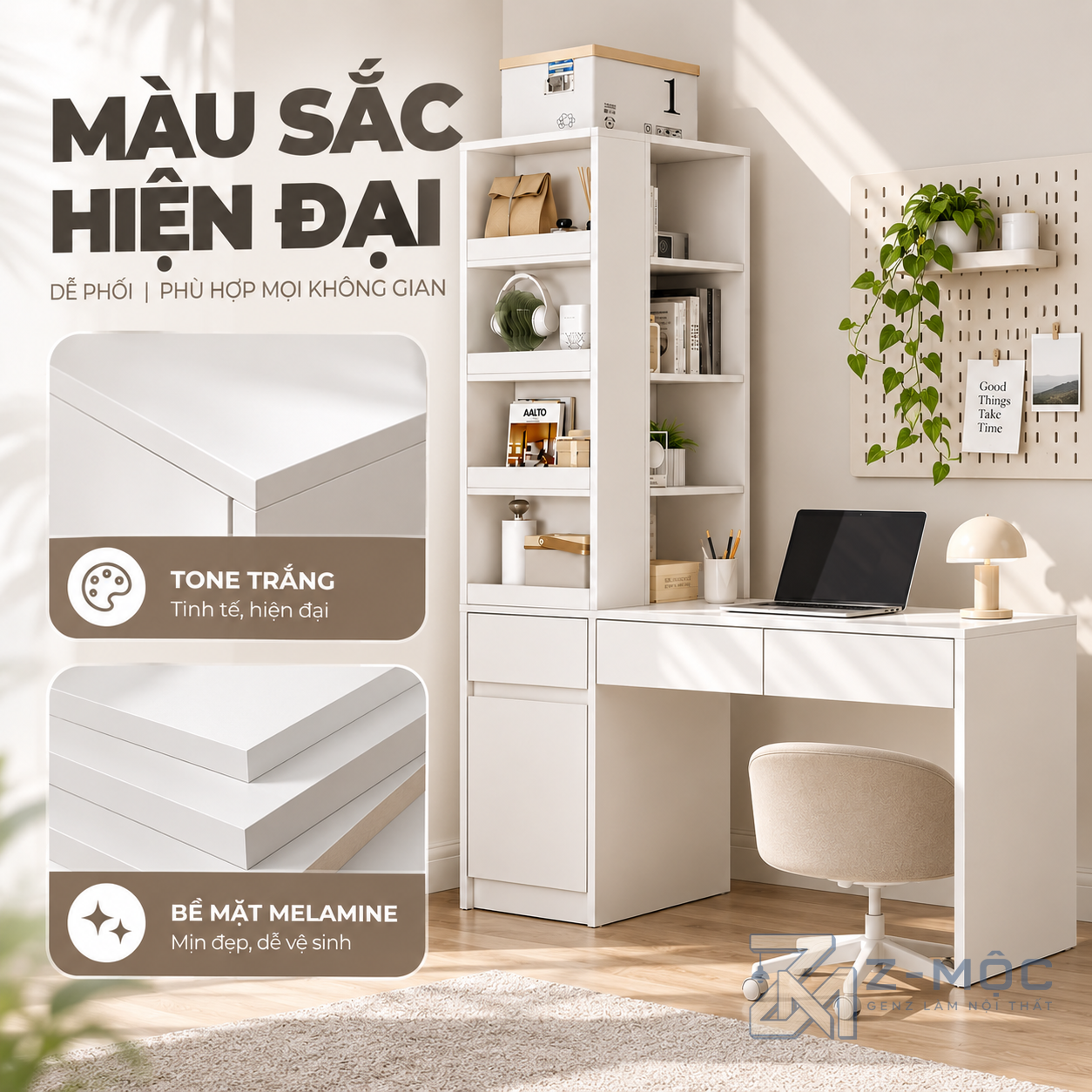Dễ bố trí trong nhiều không gian