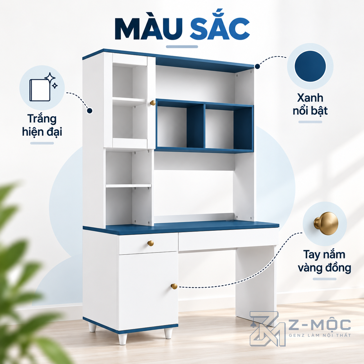 Dễ Bố Trí Trong Phòng Ngủ Và Góc Học Tập