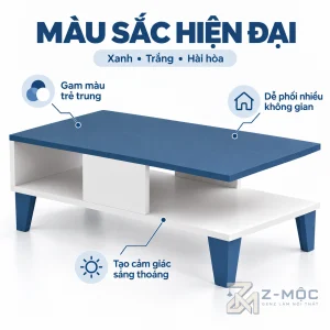 Dễ phối với nhiều kiểu sofa và phòng khách