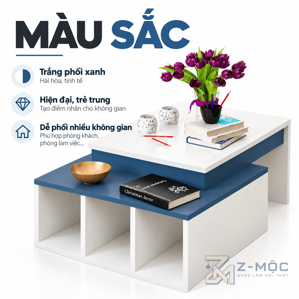 Dễ phối với nhiều phong cách phòng khách