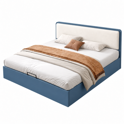 Giường Ngủ Bọc Nệm Đầu Giường Êm Ái ZM-11040 - 1600x2000mm - ZM-11040.2
