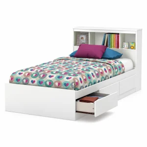 Giường Ngủ Có Kệ Sách Đầu Giường Và Ngăn Kéo ZM-11051
