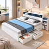 Giường Ngủ Có Tủ Kệ Đầu Giường Tiện Ích ZM-11050 - ảnh chi tiết 6