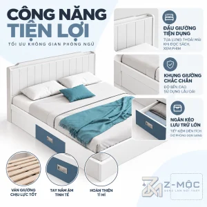 Hộc kéo tăng thêm không gian lưu trữ
