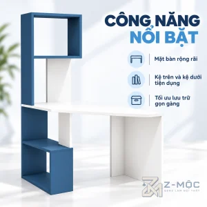 Kệ sách nhiều vị trí giúp sắp xếp đồ gọn hơn