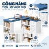 Kệ sách và 3 ngăn kéo tiện dụng