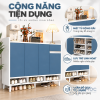 Kết hợp ngăn kín và kệ hở tiện dụng