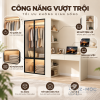 Kết hợp tủ áo và bàn làm việc trong một hệ