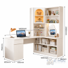 Kích thước chi tiết Bàn Học Góc Chữ L Có Kệ Góc Màu Trắng ZM-70066