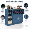 Kiểu dáng độc đáo với hệ ô chéo đựng chai vang