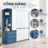 Nhiều khu vực lưu trữ, dễ sắp xếp quần áo