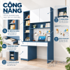 Nhiều ngăn chứa đồ dùng học tập