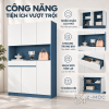 Nhiều ngăn kín, thêm khoang trưng bày tiện dụng